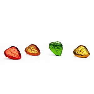 Foiled Chocolate Fall Leaves