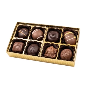 8 piece assorted chocolates