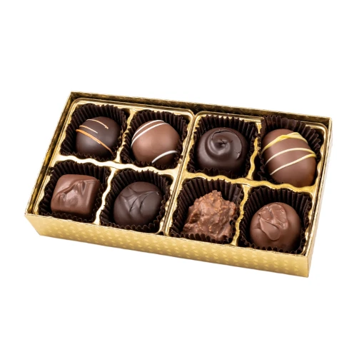 8 piece assorted chocolates