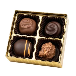 4 piece assorted chocolates