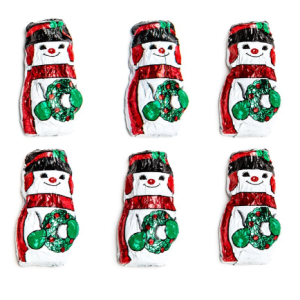 Foiled Milk Chocolate Mini Snowman
