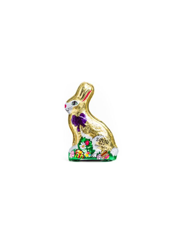 Foiled Milk Chocolate Bunny- 2.5oz Solid