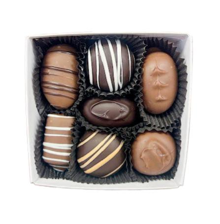 Seven Pieces of Hand Made Chocolate